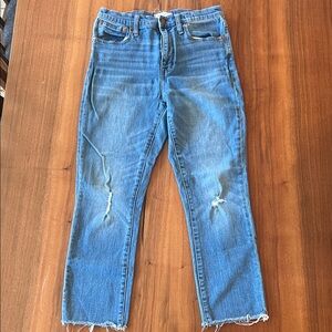 Madewell “High-Rise Slim Crop Boyfriend” Jean Sz 26